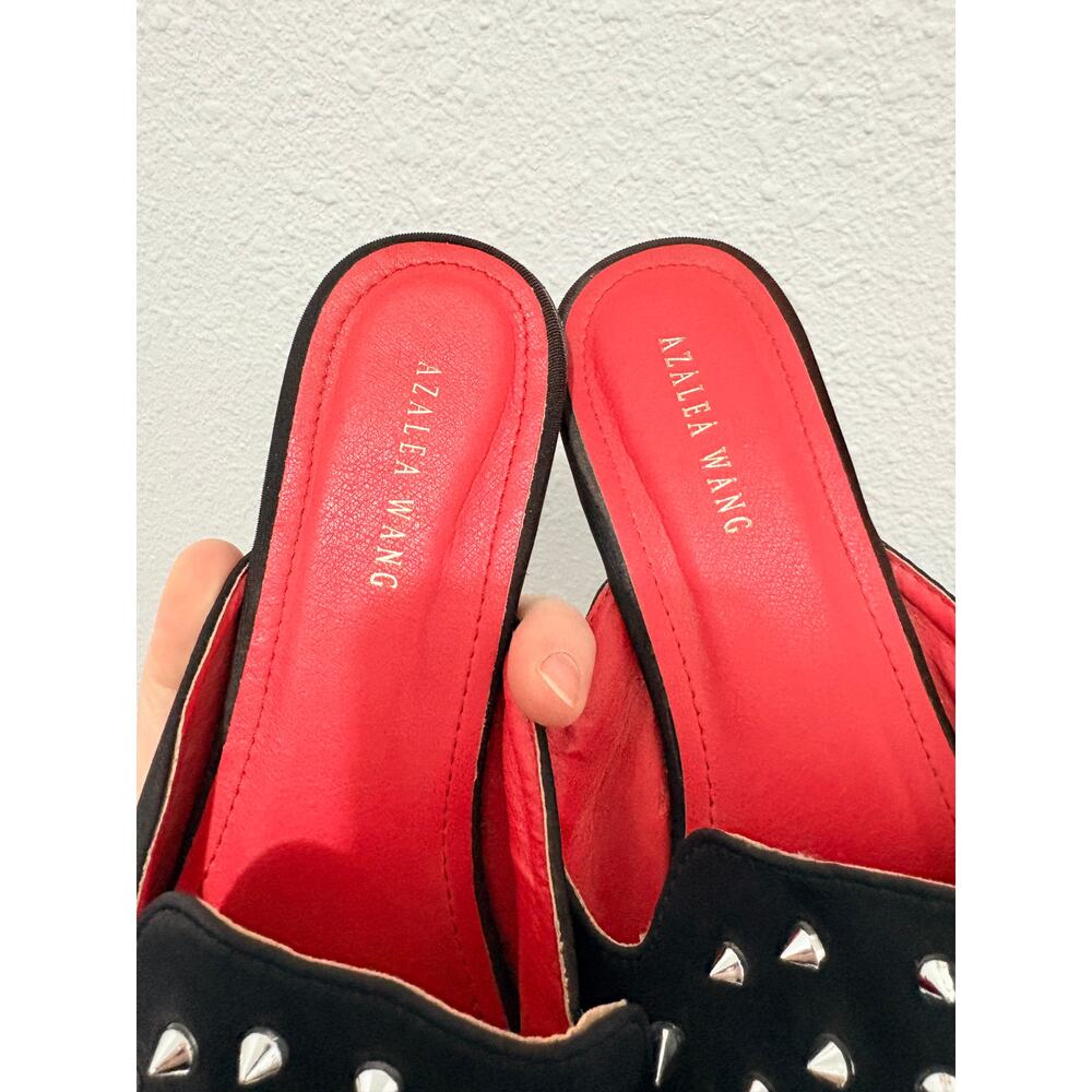 Azalea Wang Spiked Mules Studded Flats Emo Goth Whimsygoth - Picture 3 of 7